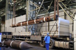 NUCLEP realiza novas entregas de estacas torpedo para a Petrobras